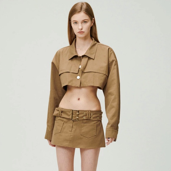 STORETS Tiffany Low-rise Skirt w/Belt - Picture 3 of 9